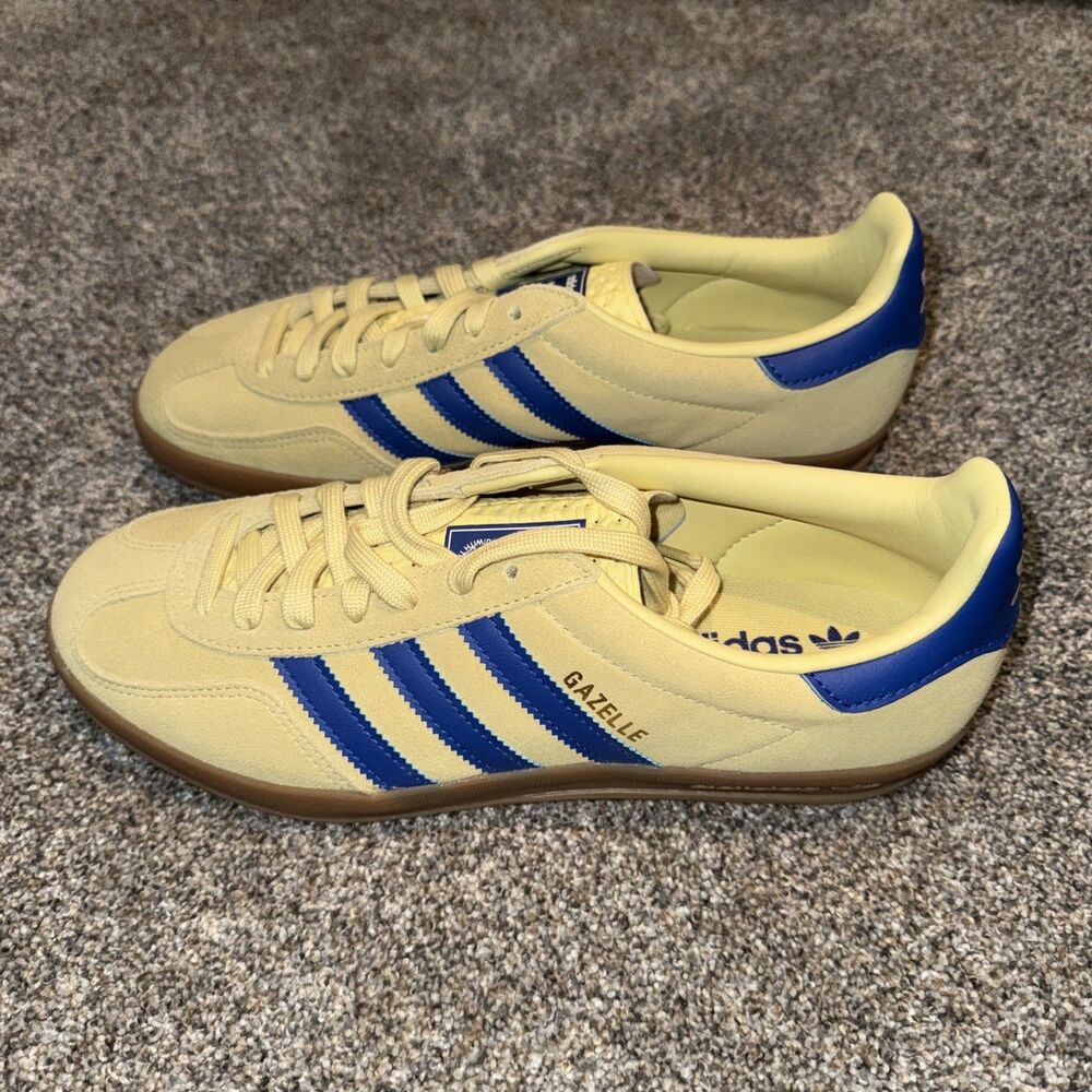 adidas Yellow and Blue Men's Sneakers - Picture 2 of 11